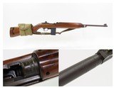 WORLD WAR II Era U.S. INLAND M1 Carbine SEMI-AUTOMATIC Light Rifle WWII C&R With MAGAZINE POUCH, EXTRA MAG, WEB SLING and OILER - 1 of 22