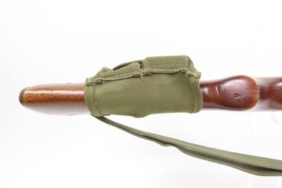 WORLD WAR II Era U.S. INLAND M1 Carbine SEMI-AUTOMATIC Light Rifle WWII C&R w/WEB SLING, OILER, and 1943 DUAL MAGAZINE POUCH - Image 8 of 23