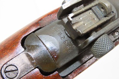 WORLD WAR II Era U.S. INLAND M1 Carbine SEMI-AUTOMATIC Light Rifle WWII C&R w/WEB SLING, OILER, and 1943 DUAL MAGAZINE POUCH - Image 14 of 23