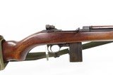WORLD WAR II Era U.S. INLAND M1 Carbine SEMI-AUTOMATIC Light Rifle WWII C&R w/WEB SLING, OILER, and 1943 DUAL MAGAZINE POUCH - 4 of 23