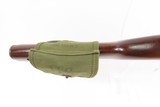 WORLD WAR II Era U.S. INLAND M1 Carbine SEMI-AUTOMATIC Light Rifle WWII C&R w/WEB SLING, OILER, and 1943 DUAL MAGAZINE POUCH - 12 of 23