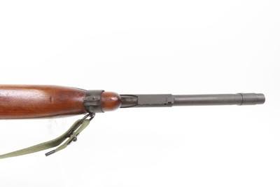 WORLD WAR II Era U.S. INLAND M1 Carbine SEMI-AUTOMATIC Light Rifle WWII C&R w/WEB SLING, OILER, and 1943 DUAL MAGAZINE POUCH - Image 6 of 23