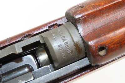 WORLD WAR II Era U.S. INLAND M1 Carbine SEMI-AUTOMATIC Light Rifle WWII C&R w/WEB SLING, OILER, and 1943 DUAL MAGAZINE POUCH - Image 13 of 23