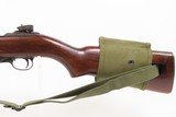 WORLD WAR II Era U.S. INLAND M1 Carbine SEMI-AUTOMATIC Light Rifle WWII C&R w/WEB SLING, OILER, and 1943 DUAL MAGAZINE POUCH - 21 of 23