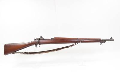 WORLD WAR 2 U.S. SMITH-CORONA M1903A3 .30-06 Bolt Action C&R MILITARY Rifle Infantry Rifle Made in 1944 w/M1907 LEATHER SLING - Image 2 of 22
