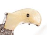 ENGRAVED Antique COLT M1877 “THUNDERER” .41 DA Revolver PEARL GRIP Hartford Made Double Action Revolver Mfg. in 1882 - 9 of 19