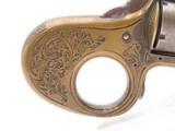 c1876 Antique JAMES REID My Friend KNUCKLE DUSTER .32 RF Revolver ENGRAVED
Catskill, New York BRASS KNUCKLE-PISTOL Combination - 13 of 14