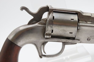RARE CIVIL WAR Antique ALLEN & WHEELOCK Center Hammer Lipfire ARMY Revolver 1 of 250 .44 Caliber LIPFIRE Revolvers Made c. 1861 - Image 4 of 18