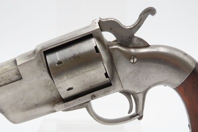 RARE CIVIL WAR Antique ALLEN & WHEELOCK Center Hammer Lipfire ARMY Revolver 1 of 250 .44 Caliber LIPFIRE Revolvers Made c. 1861 - Image 3 of 18