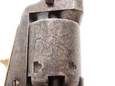SCARCE ANTEBELLUM Antique “WELLS FARGO” Model 1849 COLT .31 POCKET Revolver 1856 mfr. Pre-CIVIL WAR Pocket Revolver - Image 15 of 20