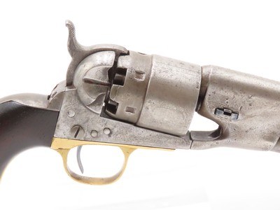 c1861 mfr. CIVIL WAR Antique COLT U.S. Model 1860 .44 4-SCREW ARMY RevolverMost Issued Revolver for the Union - Image 18 of 19