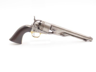 c1861 mfr. CIVIL WAR Antique COLT U.S. Model 1860 .44 4-SCREW ARMY RevolverMost Issued Revolver for the Union - Image 16 of 19