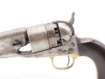 c1861 mfr. CIVIL WAR Antique COLT U.S. Model 1860 .44 4-SCREW ARMY RevolverMost Issued Revolver for the Union - Image 4 of 19