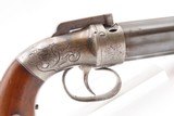 Very Nice ENGRAVED ALLEN & THURBER Antique Worchester PEPPERBOX RevolverGOLD RUSH ERA First DA Revolving Percussion Pistol - 16 of 17