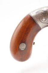 Very Nice ENGRAVED ALLEN & THURBER Antique Worchester PEPPERBOX RevolverGOLD RUSH ERA First DA Revolving Percussion Pistol - 15 of 17