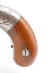 Very Nice ENGRAVED ALLEN & THURBER Antique Worchester PEPPERBOX RevolverGOLD RUSH ERA First DA Revolving Percussion Pistol - 3 of 17