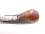 BRITISH Antique SUPERPOSED-SWIVEL BARREL Pistol .40 BOOT or POCKET Hideout1800s ENGLISH Folding Trigger Sidearm - 10 of 16