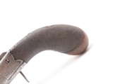 BRITISH Antique SUPERPOSED-SWIVEL BARREL Pistol .40 BOOT or POCKET Hideout1800s ENGLISH Folding Trigger Sidearm - 3 of 16