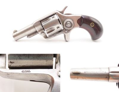 “BIG COLT” Inscribed Antique COLT NEW LINE 5-Shot .41 RF Revolver SN 77! Early, First Year Production with Kittredge Moniker!