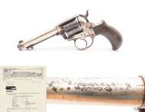 LETTERED PHILADELPHIA Antique COLT 1877 THUNDERER ETCHED PANEL Revolver .41 Sent to the Pennsylvania Dealer Tryon - 1 of 19