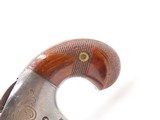 RARE Antique NATIONAL ARMS No. 2 .41 RF Derringer Post-CIVIL WAR WILD WEST Nicely Engraved SWIVEL BARREL Pre-Colt Pistol - 3 of 17