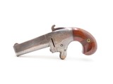 RARE Antique NATIONAL ARMS No. 2 .41 RF Derringer Post-CIVIL WAR WILD WEST Nicely Engraved SWIVEL BARREL Pre-Colt Pistol - 2 of 17