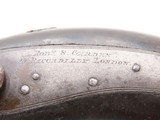 c1860s BRITISH Antique HOWDAH .577 ROBERT S. GARDEN Large Superposed PISTOL Made for Defense Against Indian Tigers & Dangerous Game! - 6 of 20
