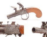 1800s ENGLISH Antique LACY & CO. FLINTLOCK Screw Barrel Pistol POCKET or BOOT
ENGRAVED “London” Marked Early 1800s Handgun - 1 of 18