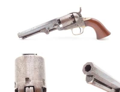 1864 mfr. COLT Antique CIVIL WAR .31 Model 1849 POCKET Revolver FRONTIER
With Stagecoach Robbery Cylinder Scene!