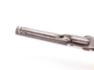 1864 mfr. COLT Antique CIVIL WAR .31 Model 1849 POCKET Revolver FRONTIERWith Stagecoach Robbery Cylinder Scene! - Image 15 of 19