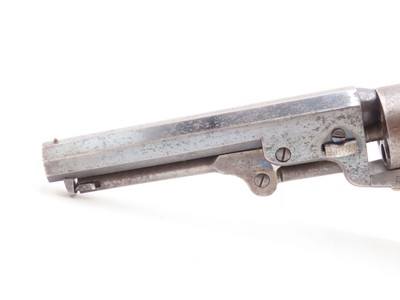 1864 mfr. COLT Antique CIVIL WAR .31 Model 1849 POCKET Revolver FRONTIERWith Stagecoach Robbery Cylinder Scene! - Image 5 of 19