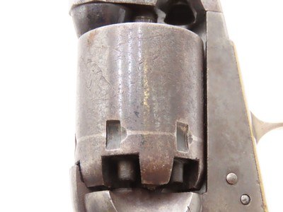 1864 mfr. COLT Antique CIVIL WAR .31 Model 1849 POCKET Revolver FRONTIERWith Stagecoach Robbery Cylinder Scene! - Image 11 of 19