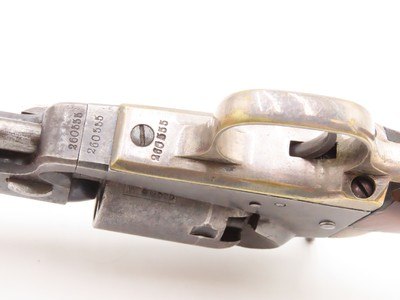 1864 mfr. COLT Antique CIVIL WAR .31 Model 1849 POCKET Revolver FRONTIERWith Stagecoach Robbery Cylinder Scene! - Image 14 of 19