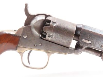 1864 mfr. COLT Antique CIVIL WAR .31 Model 1849 POCKET Revolver FRONTIERWith Stagecoach Robbery Cylinder Scene! - Image 18 of 19