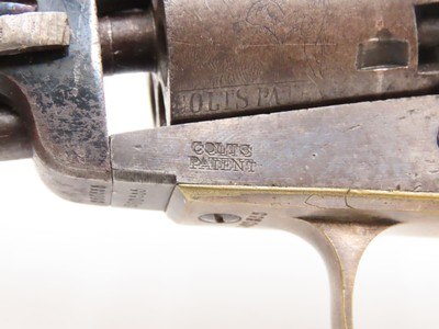 1864 mfr. COLT Antique CIVIL WAR .31 Model 1849 POCKET Revolver FRONTIERWith Stagecoach Robbery Cylinder Scene! - Image 7 of 19