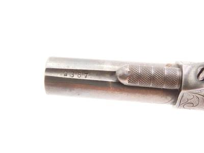 ENGRAVED, SILVER PLATED Antique COLT NEW LINE .32 RF Revolver PEARL GRIP1874 Mfr. “GILDED AGE” Sidearm - Image 13 of 17
