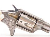 ENGRAVED, SILVER PLATED Antique COLT NEW LINE .32 RF Revolver PEARL GRIP
1874 Mfr. “GILDED AGE” Sidearm - 16 of 17