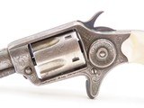 ENGRAVED, SILVER PLATED Antique COLT NEW LINE .32 RF Revolver PEARL GRIP
1874 Mfr. “GILDED AGE” Sidearm - 4 of 17