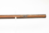 1800s Antique Smoothbore LONG RIFLE Signed by J. HAEFFER .54 Caliber With a REMINGTON Lock and I. HAEFFER Marked Barrel - 10 of 25
