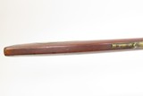 1800s Antique Smoothbore LONG RIFLE Signed by J. HAEFFER .54 Caliber With a REMINGTON Lock and I. HAEFFER Marked Barrel - 14 of 25