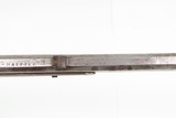 1800s Antique Smoothbore LONG RIFLE Signed by J. HAEFFER .54 Caliber With a REMINGTON Lock and I. HAEFFER Marked Barrel - 17 of 25