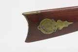 1800s Antique Smoothbore LONG RIFLE Signed by J. HAEFFER .54 Caliber With a REMINGTON Lock and I. HAEFFER Marked Barrel - 7 of 25