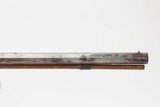1800s Antique Smoothbore LONG RIFLE Signed by J. HAEFFER .54 Caliber With a REMINGTON Lock and I. HAEFFER Marked Barrel - 3 of 25