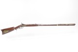 1800s Antique Smoothbore LONG RIFLE Signed by J. HAEFFER .54 Caliber With a REMINGTON Lock and I. HAEFFER Marked Barrel - 2 of 25