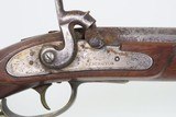 1800s Antique Smoothbore LONG RIFLE Signed by J. HAEFFER .54 Caliber With a REMINGTON Lock and I. HAEFFER Marked Barrel - 8 of 25