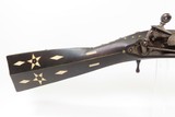 INLAID Antique Ornate OTTOMAN/ASIAN Style “MIQUELET” Flintlock BLUNDERBUSS
Historic Naval Ship Boarding and Coach Gun! - 5 of 18