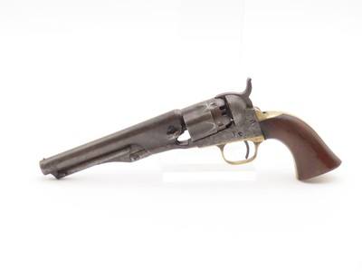 Early CIVIL WAR 1861 mfg. Antique COLT M1862 POLICE .36 Percussion Revolver FIRST YEAR PRODUCTION w/ 5-1/2 Inch Barrel - Image 12 of 18