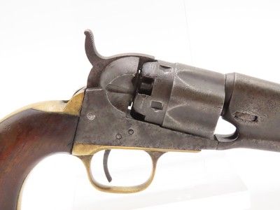 Early CIVIL WAR 1861 mfg. Antique COLT M1862 POLICE .36 Percussion Revolver FIRST YEAR PRODUCTION w/ 5-1/2 Inch Barrel - Image 10 of 18