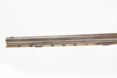 ENGRAVED Antique Wm. WINGERT Half Stock Percussion HOMESTEAD/HUNTING RifleGAME GETTING .38 Caliber Rifle with WINGERT LOCK - Image 18 of 23