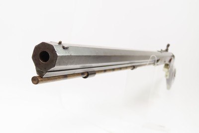 ENGRAVED Antique Wm. WINGERT Half Stock Percussion HOMESTEAD/HUNTING RifleGAME GETTING .38 Caliber Rifle with WINGERT LOCK - Image 22 of 23